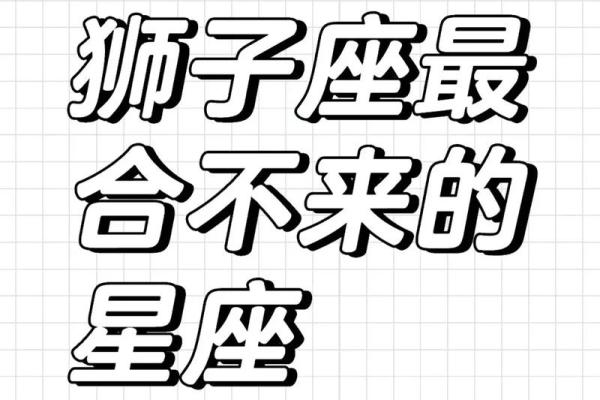 最适合和狮子座男做情侣的星座是哪个