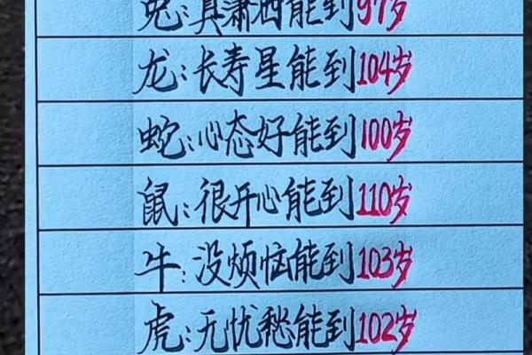 长寿密码八字诀