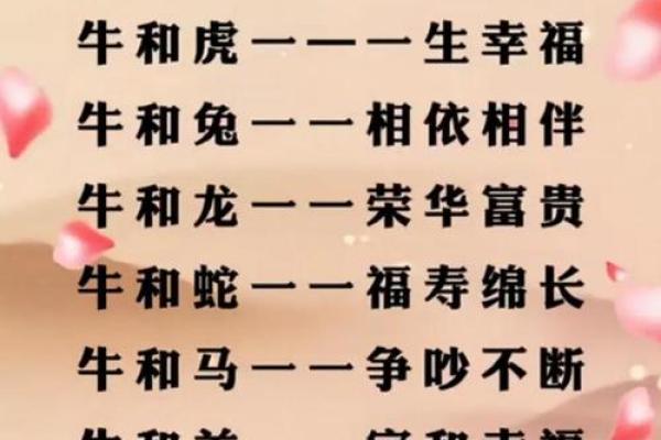 属牛人婚姻配对