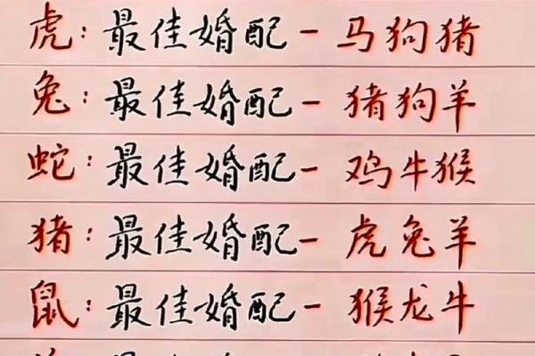 婚姻属相配对大全很准免费 十二生肖婚姻配对表