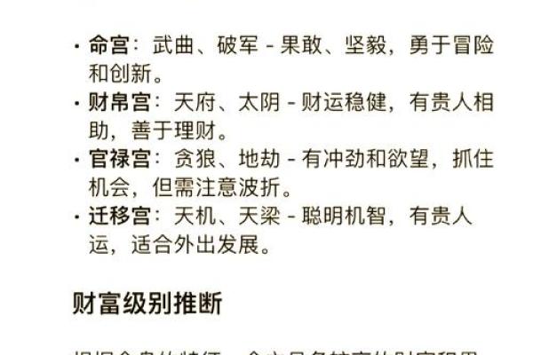 紫薇斗数看财源