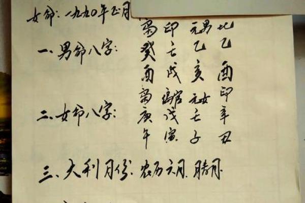 90年八字