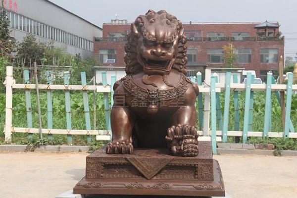 雌雄风水铜狮子怎么样分公母